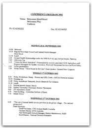 2002 Conference program 1